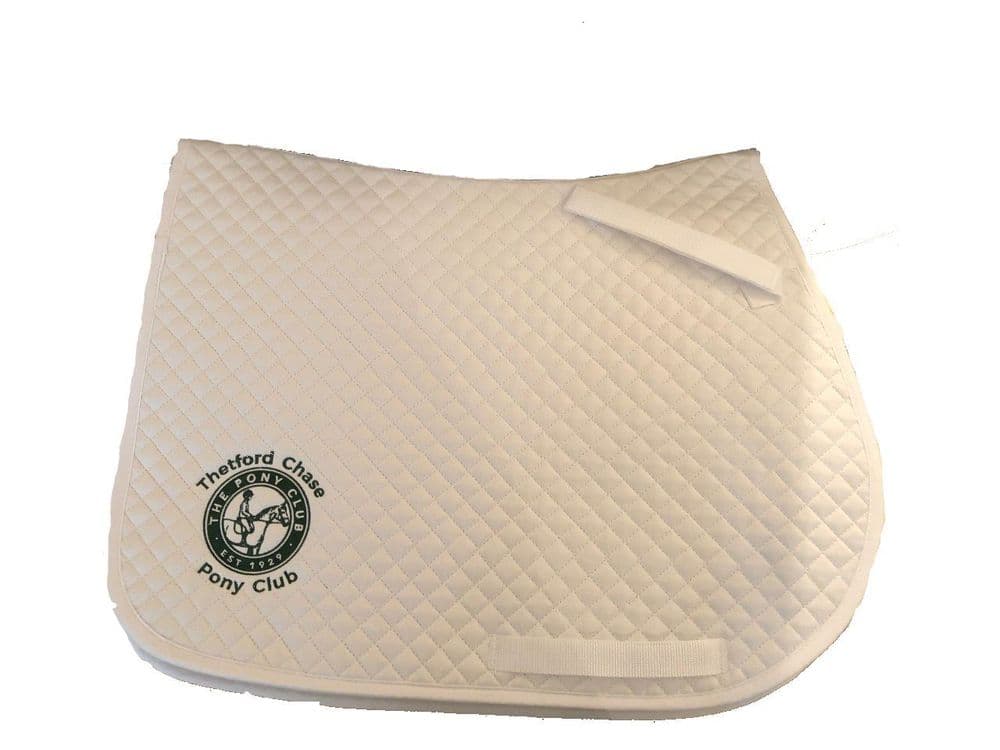 Thetford Chase GP White Saddlecloths