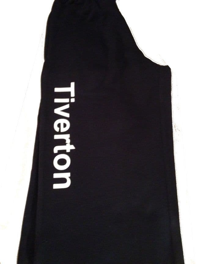 Tiverton Navy Adults Mens Cuffed Hem Joggers