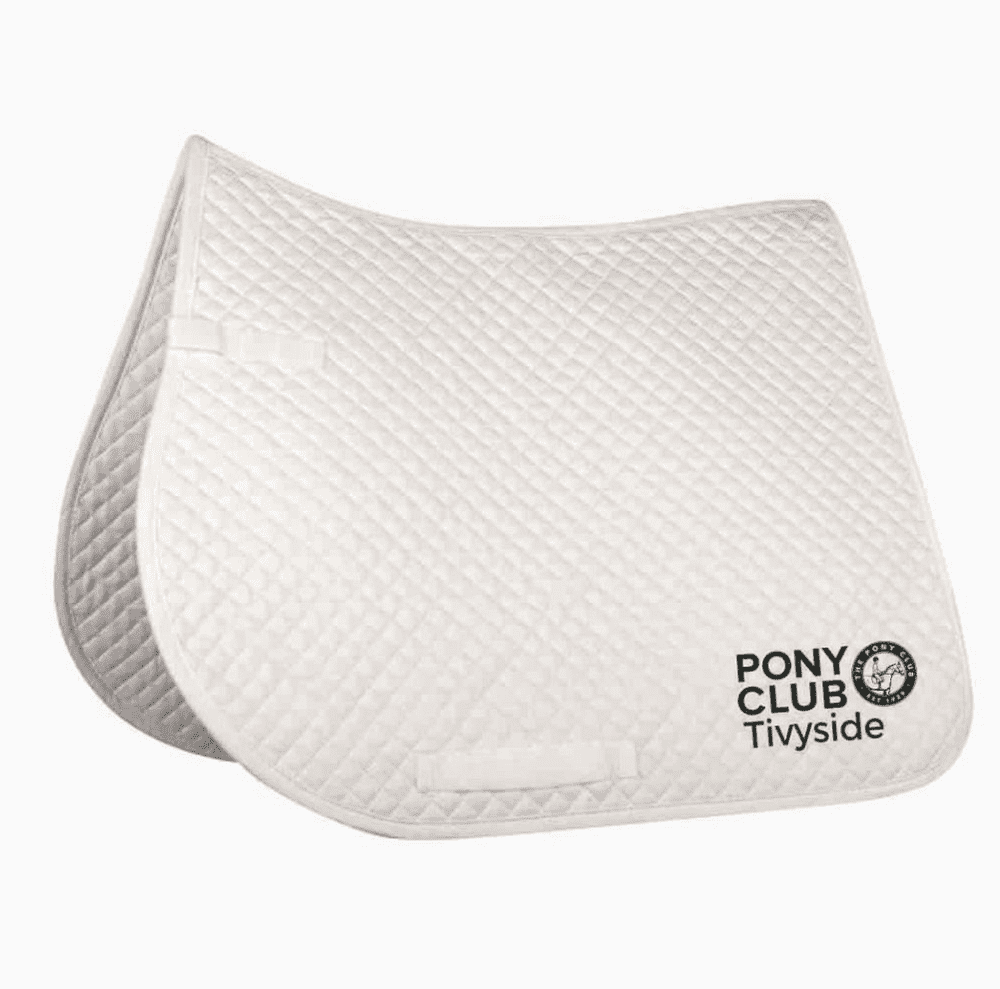 Tivyside White General Purpose Saddlecloths