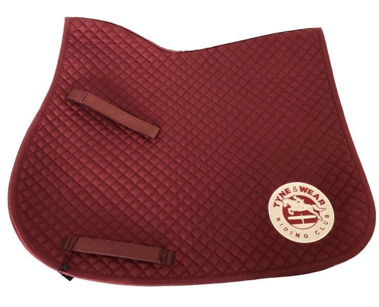 Tyne and Wear RC burgundy /white GP Saddlecloth