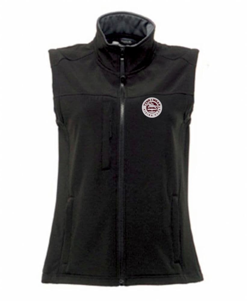 Tyne & Wear RC Black Ladies Fit Softshell Gilets