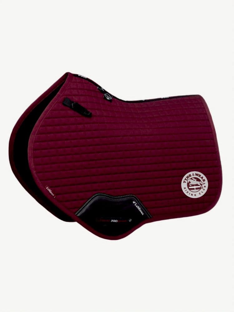 Tyne & Wear RC Le Mieux Burgundy Close Contact Saddlecloths