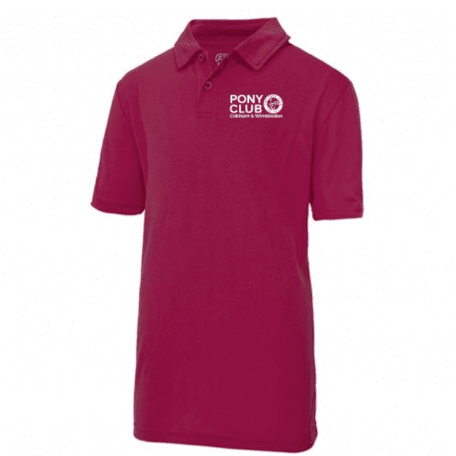 Unisex Cool Cobham & Wimbledon Pony Club "Cool" Camp Polo Shirts JC040