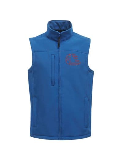 Unisex East Mendip Riding Club Royal Softshell Bodywarmer. 46601