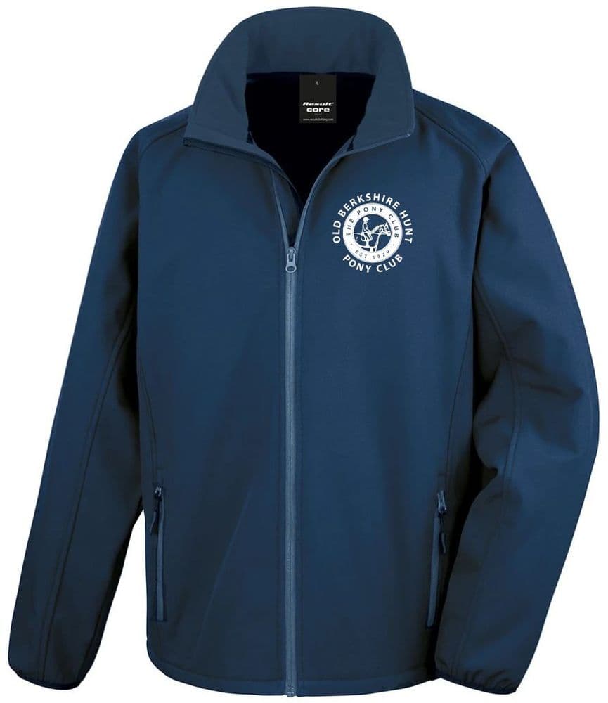 Unisex Old Berkshire Hunt PC Navy softshell jacket R231M