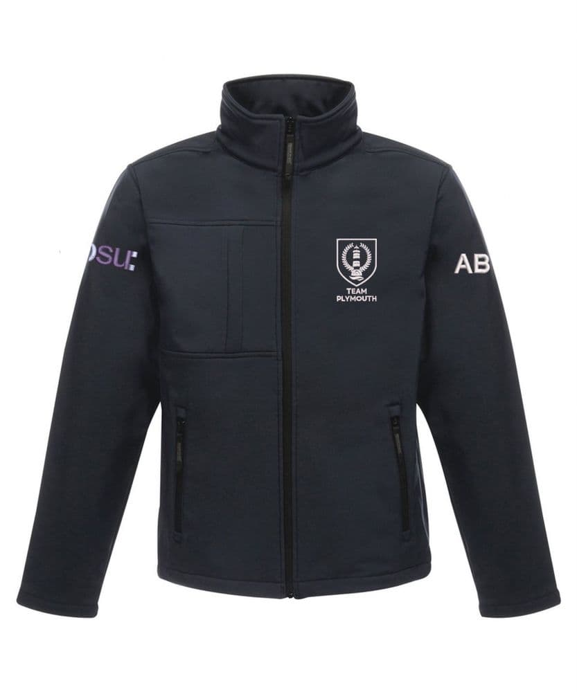 Unisex Plymouth University Navy Softshell Jacket - RG194