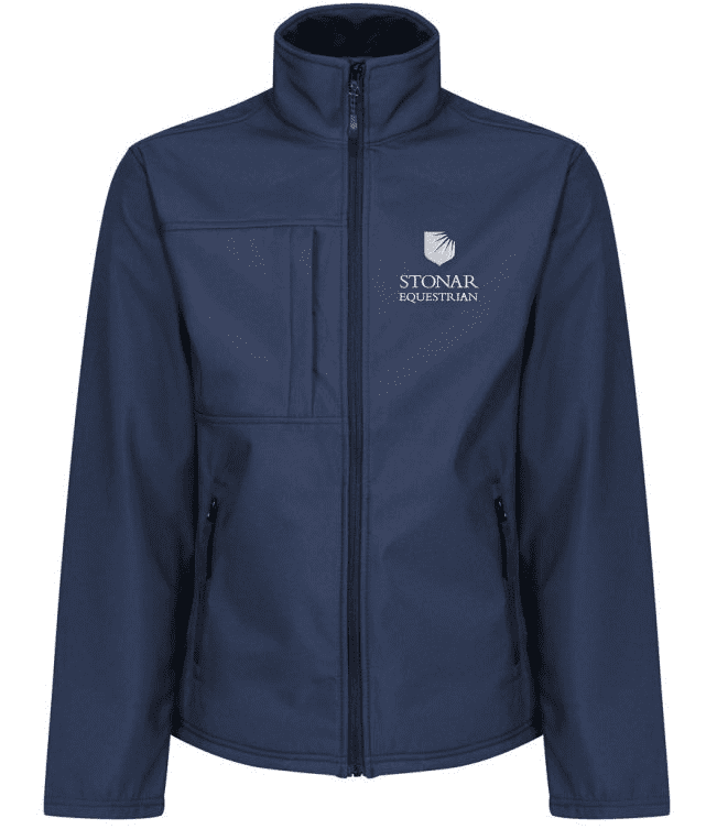 Unisex Stonar School Equestrian Navy Softshell Jacket - RG194