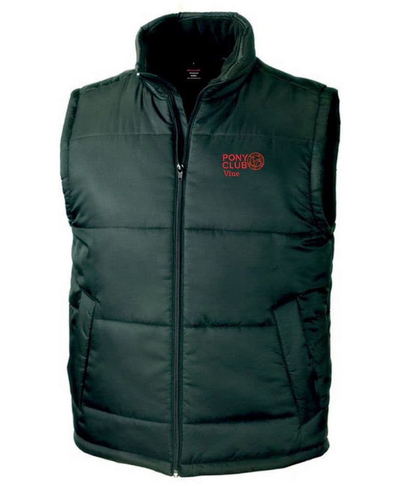 Vine Bottle Green Padded Bodywarmer. R208X