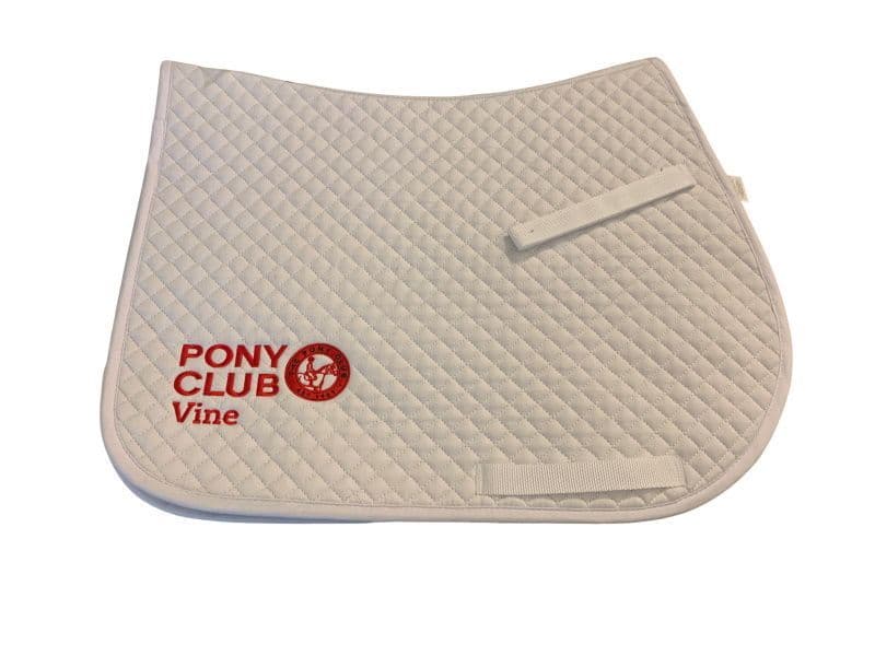Vine Dressage white saddlecloth