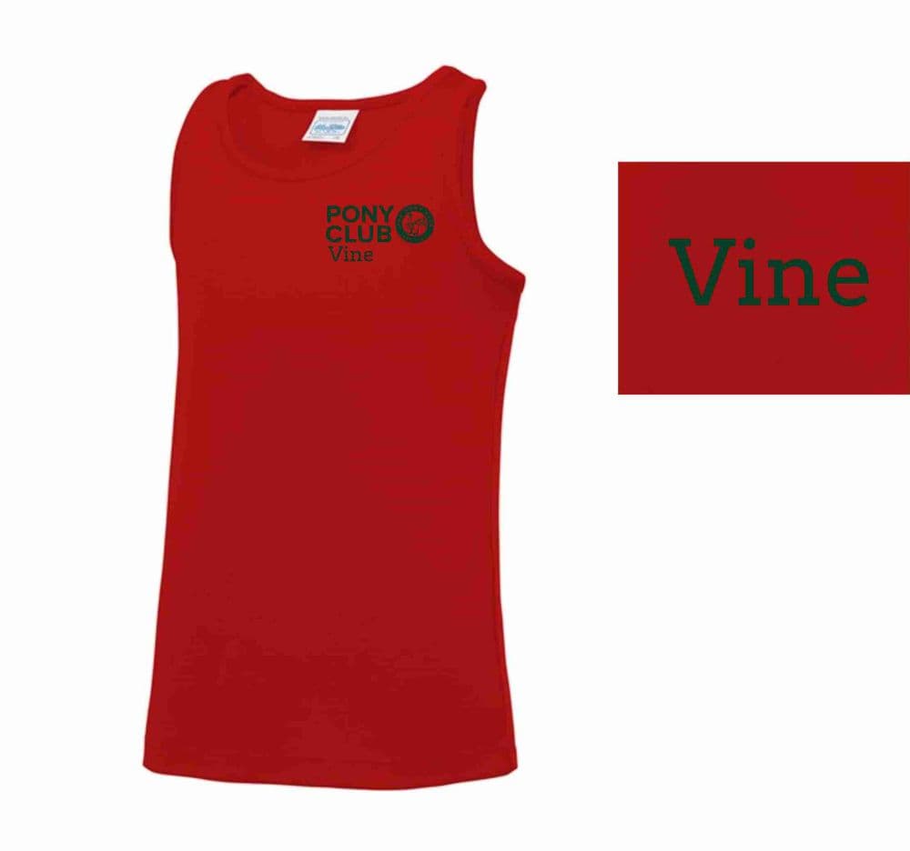 Vine Red Tet Men's cool vest JC007