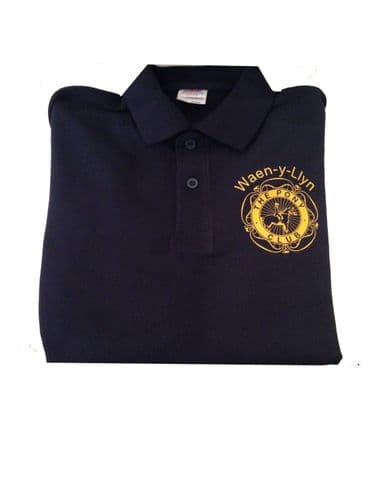 Waen-y-Llyn ADULT navy Polo Shirt