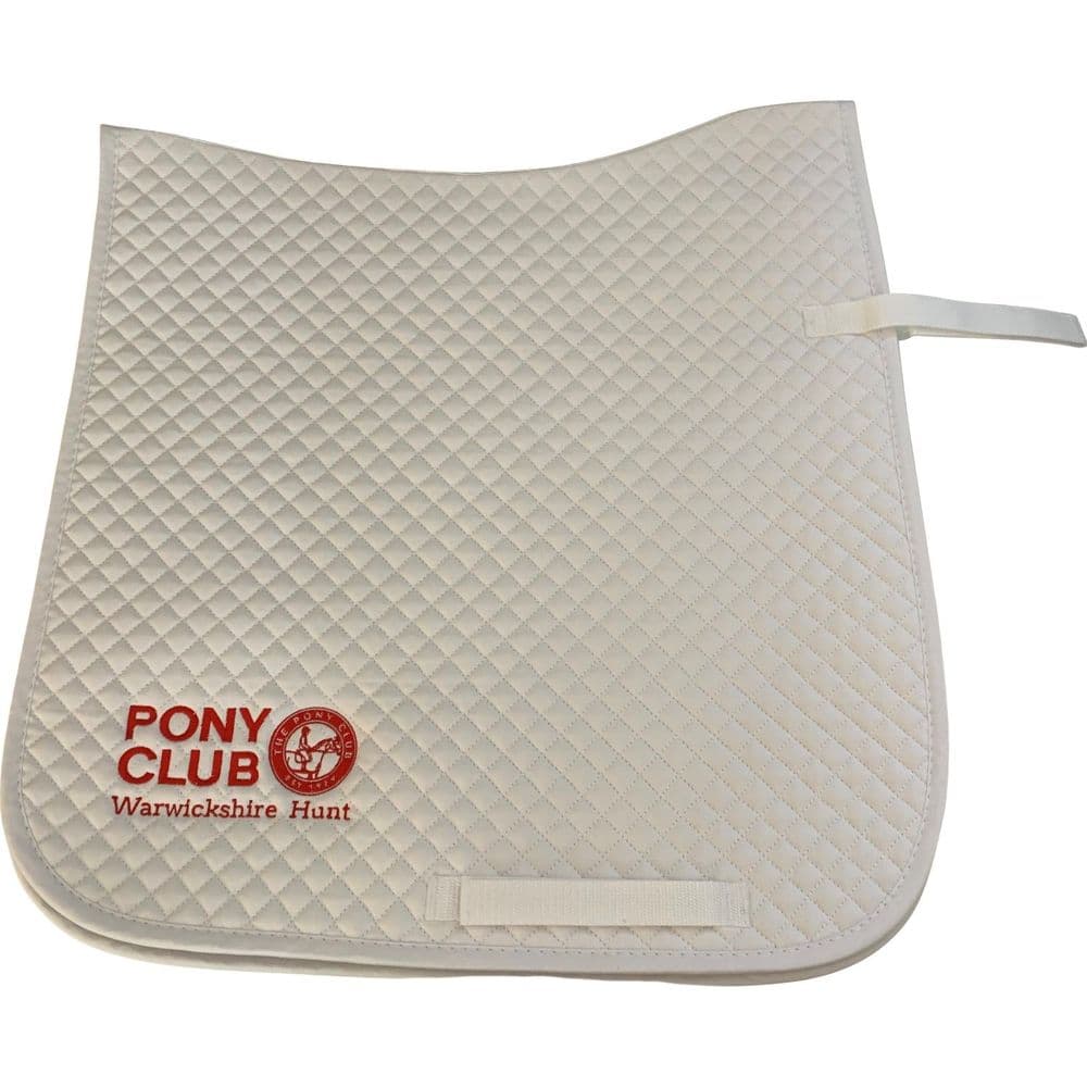 Warwickshire Hunt DRESSAGE White Saddlecloth