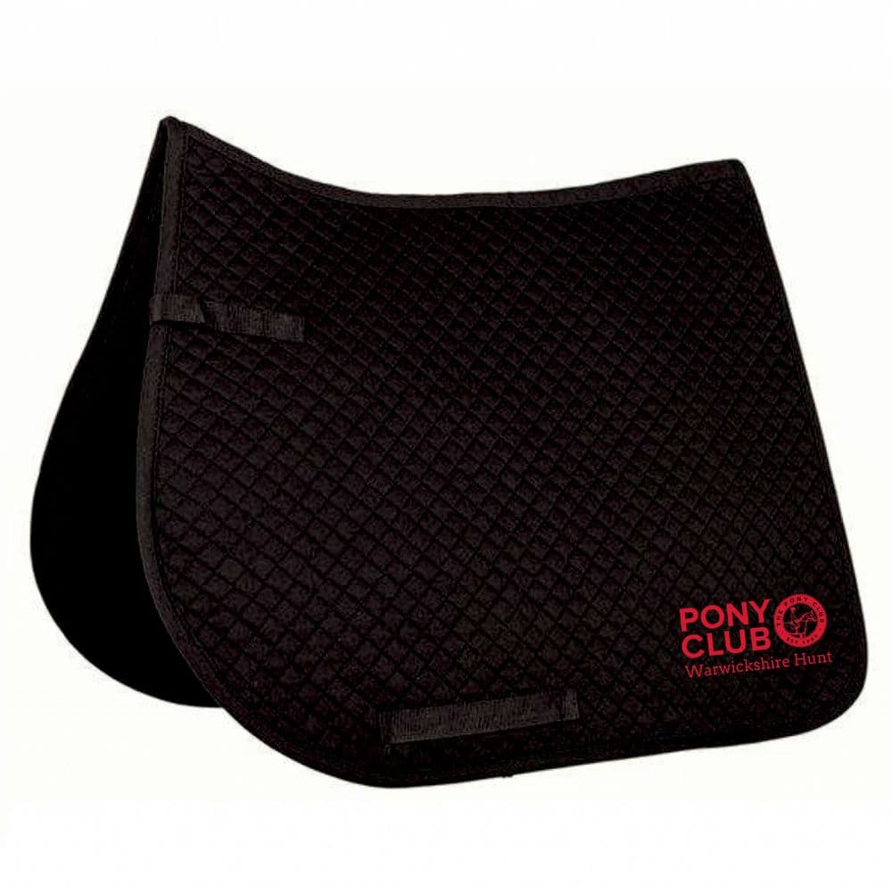 Warwickshire Hunt GP Black Saddlecloth