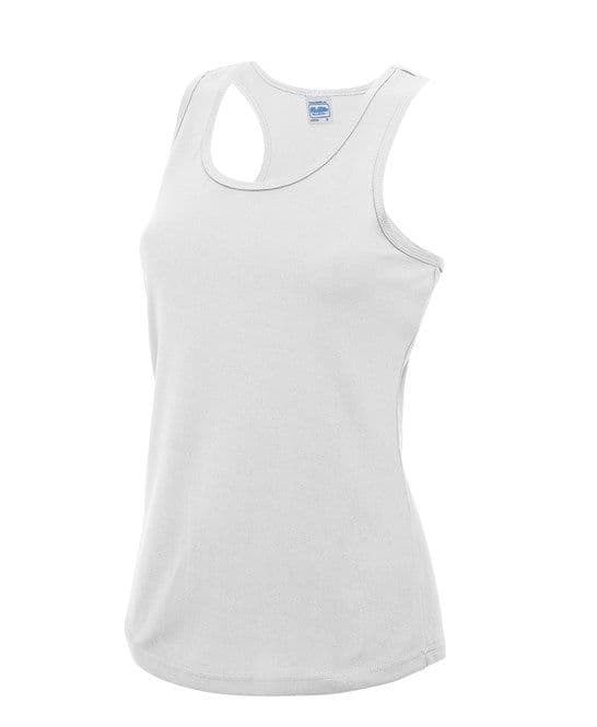 Waveney Harriers Tet Ladies White cool vest JC015