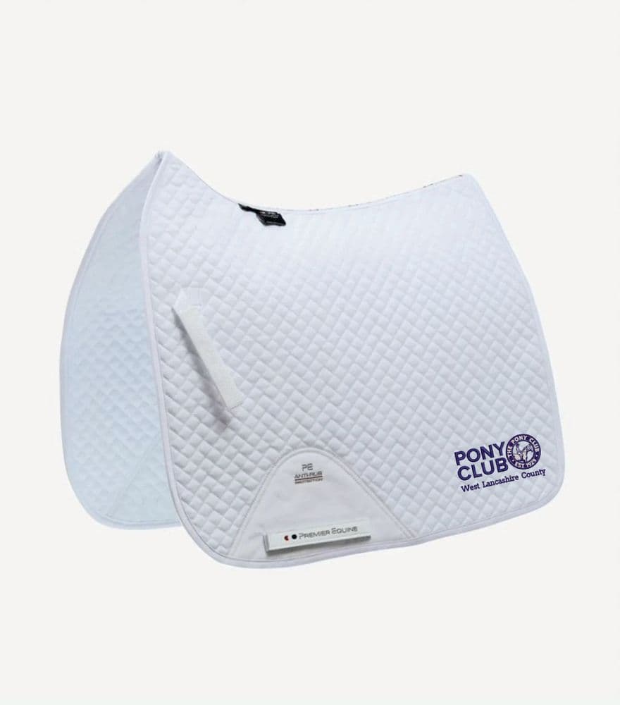 West Lancashire County PC FULL size Premier Equine Dressage Saddlecloths