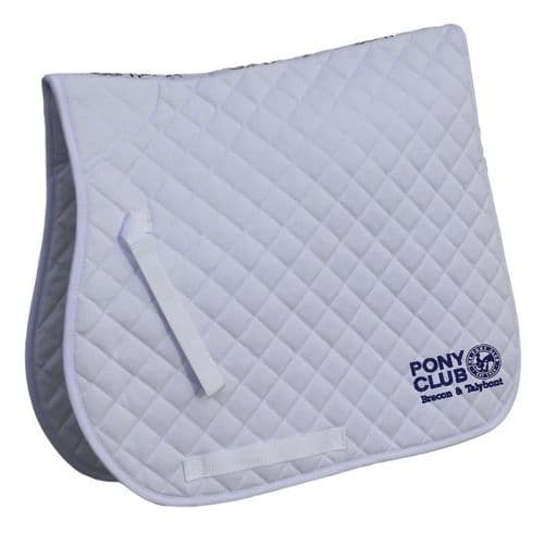 White Brecon & Talybont PC embroidered GP Saddlecloths