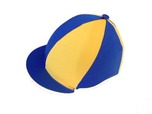 Wokingham Golden Yellow/Royal silks with buttons