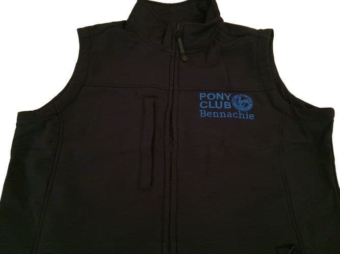 Women's Bennachie Navy Flux Softshell Bodywarmer