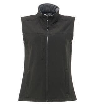 Women's Carriage Driving club Black  Flux Softshell Bodywarmer