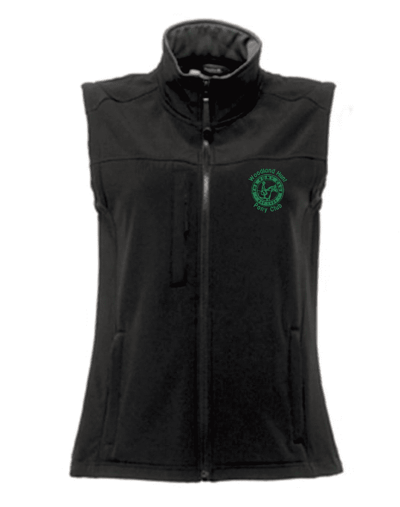 Women's COACH Woodland Hunt Black  Flux Softshell Bodywarmer