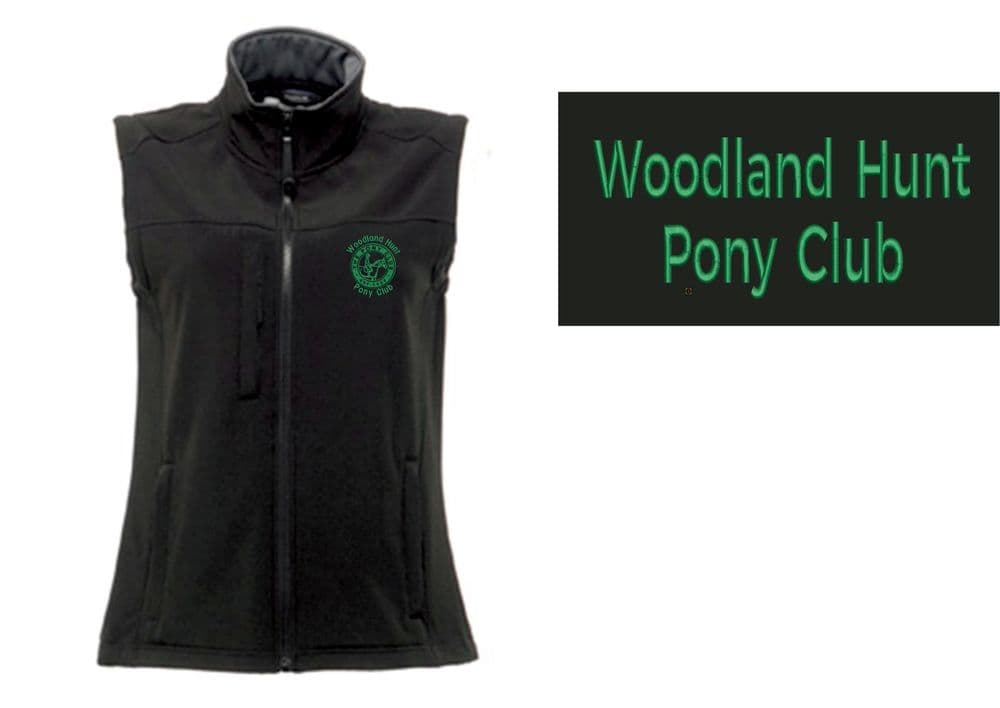 Women's Woodland Hunt Black Flux Softshell Bodywarmer