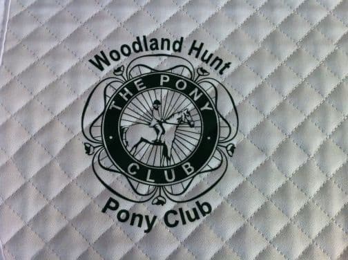 Woodland Hunt White Dressage Saddlecloths