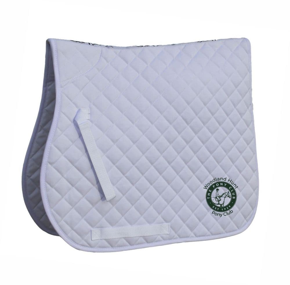 Woodland Hunt White General-Purpose Saddlecloths
