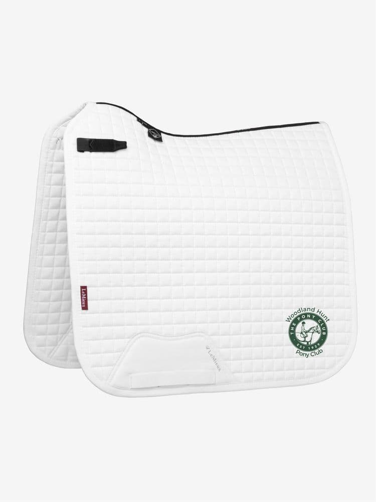 Woodland Hunt White LeMieux Dressage Saddlecloths