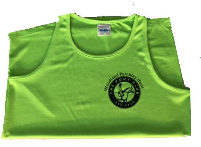 Woodland Pytchley Electric Green Tet Girlie cool vest JC015