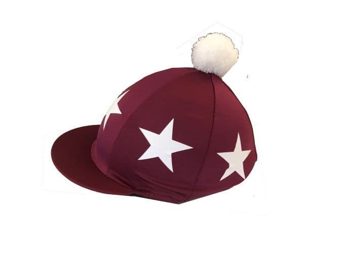Worlington Burgundy Lycra Hat Silk