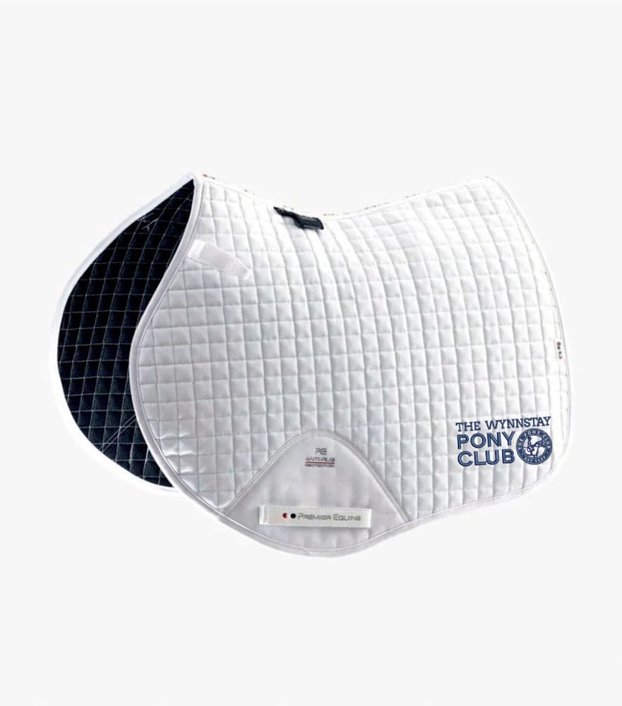 Wynnstay Close Contact Premier Equine White Saddlecloth