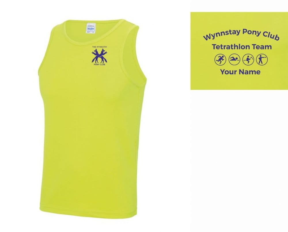 Wynnstay PC Electric Yellow Tet Men's  cool vest JC007