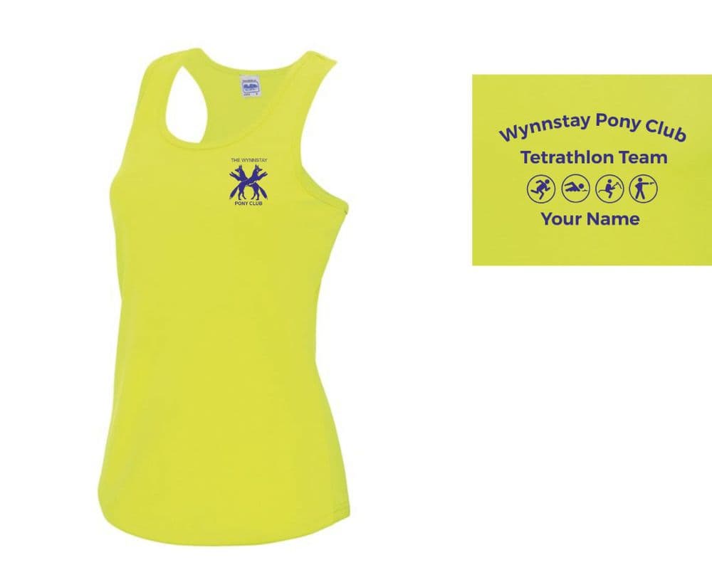 Wynnstay Tet Girlie Electric Yellow cool vest JC015