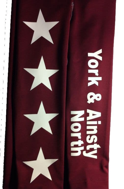 York & Ainsty North Adults Burgundy Base Layer