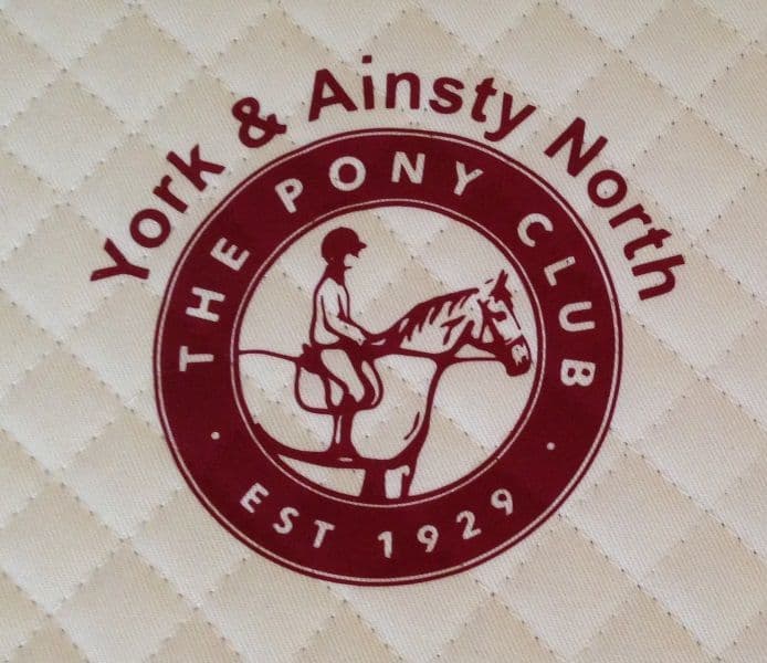 York & Ainsty North White General Purpose Saddlecloths