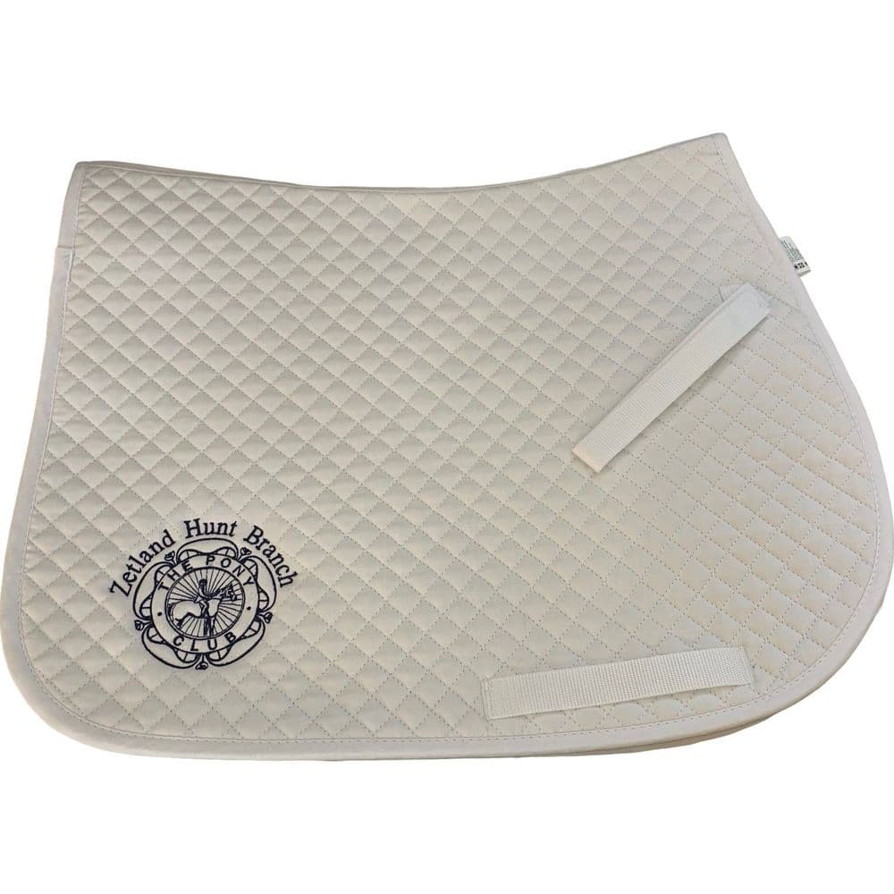 Zetland Hunt PC GP white saddlecloth