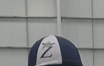 Zetland Silk Navy/Baby pink with button