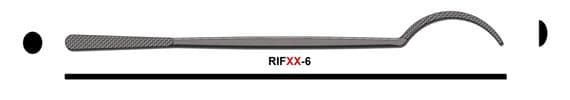 Stone Riffler Rasp - Type 6