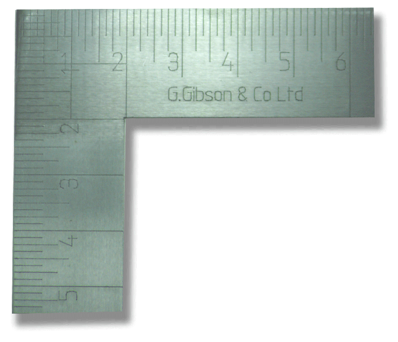 24 x 14 (205) Smiths & Masons Flat Steel Square