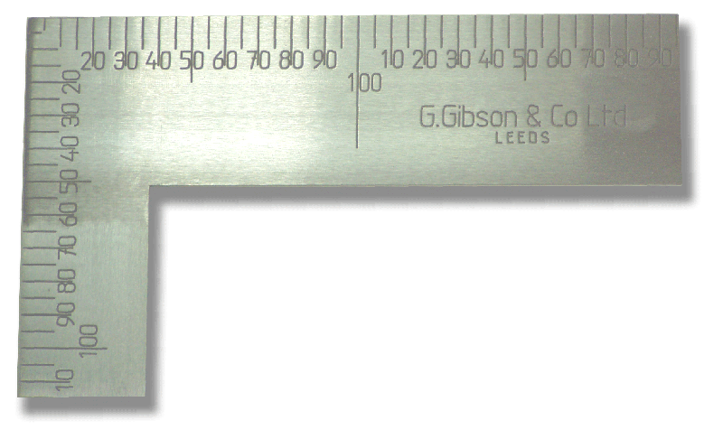 300 x 200 (210) Smiths & Masons Flat Steel Square
