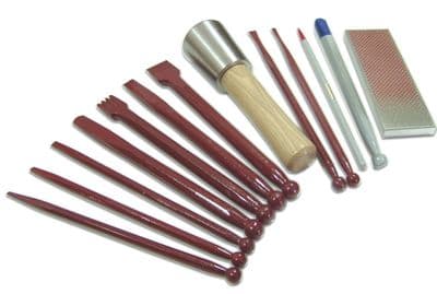 Carbide Tipped Sculptors Stone Carving Kit for Marble & Soft Stone