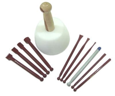 Carbide Tipped Sculptuors Stone Carving Kit for Marble & Soft Stone (Suppliments Kit 1)