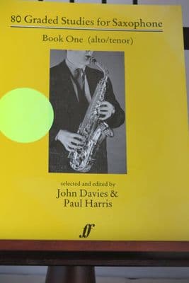80 Graded Studies for Saxophone (Alto/Tenor) Book 1 ed Davies J & Harris P