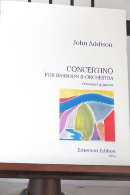 Addison J - Concertino for Bassoon & Piano
