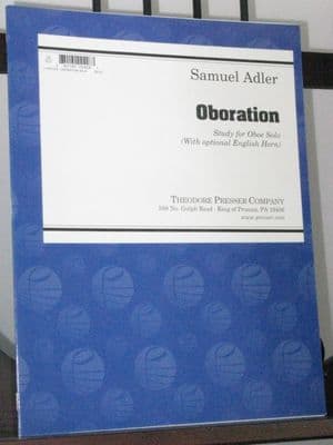Adler S - Oboration Study for Oboe Solo (with optional English Horn)