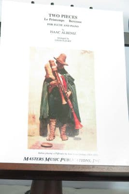 Albeniz I - Le Printemps & Berceuse for Flute & Piano arr Fleury L