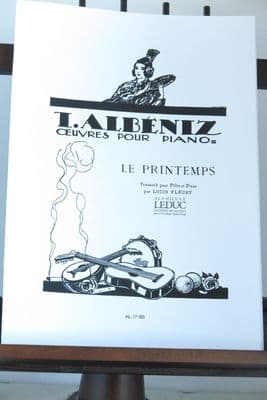 Albeniz I - Le Printemps for Flute & Piano arr Fleury L