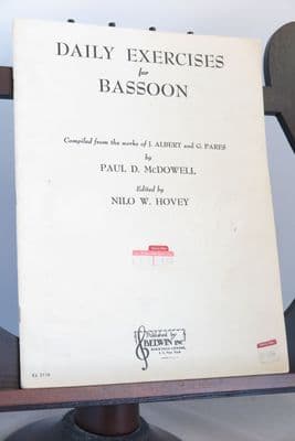 Albert J / Pares G - Daily Exercises for Bassoon arr McDowell P D