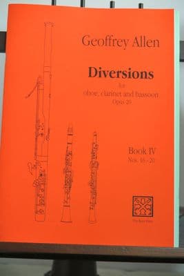 Allen G - Diversions for Oboe Clarinet & Bassoon Book 4 Nos 16-20