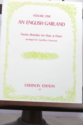 An English Garland - 12 Melodies for Flute & Piano arr Emerson G